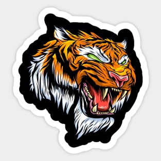 Angry Tiger beast most wanted Sticker